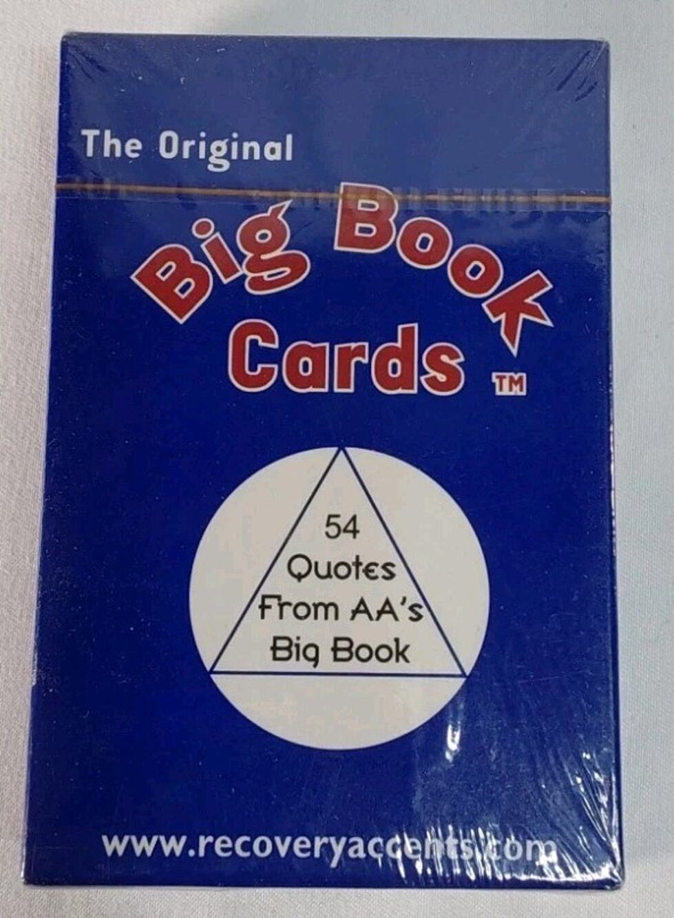 The Original Big Book Cards 54 Quotes From AA's Big Book